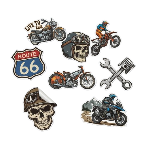 Sticker moto mystère